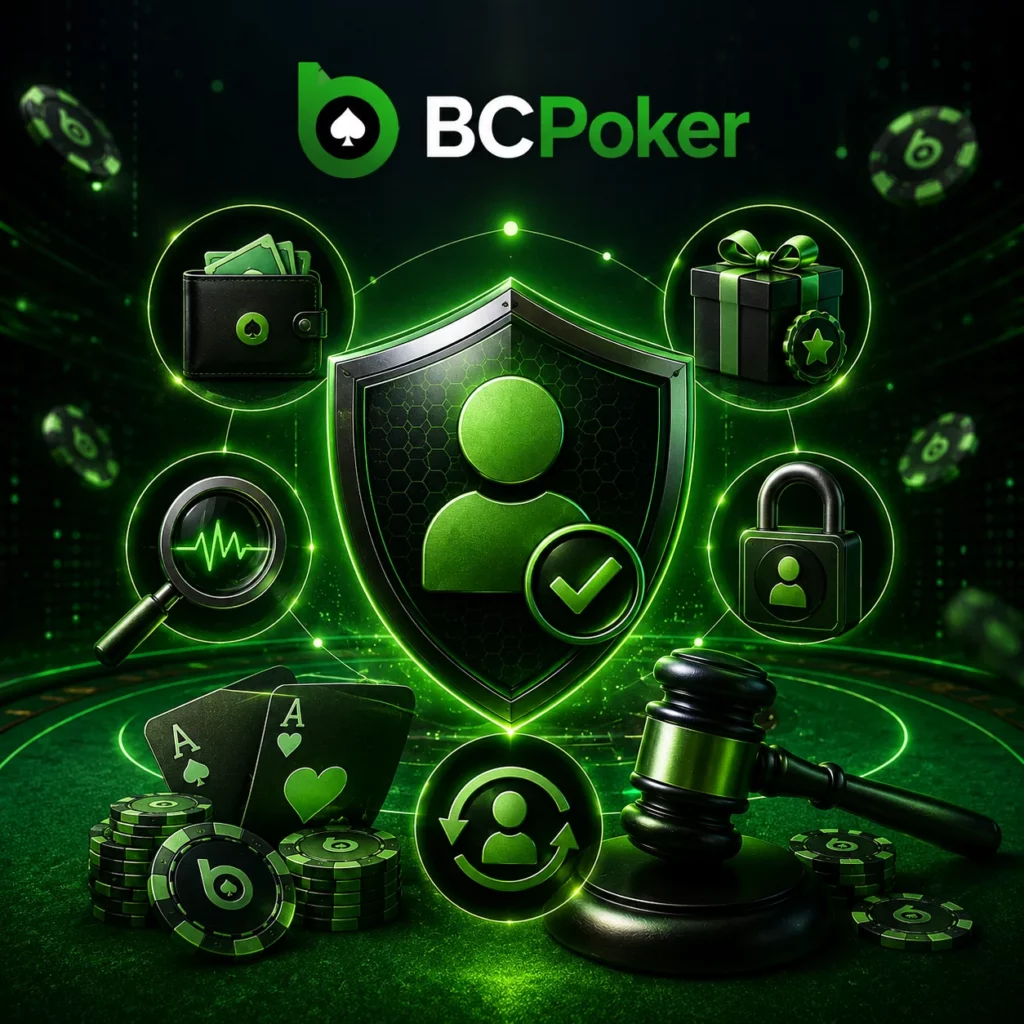BC Poker KYC verification with identity checks, account security and compliance controls.